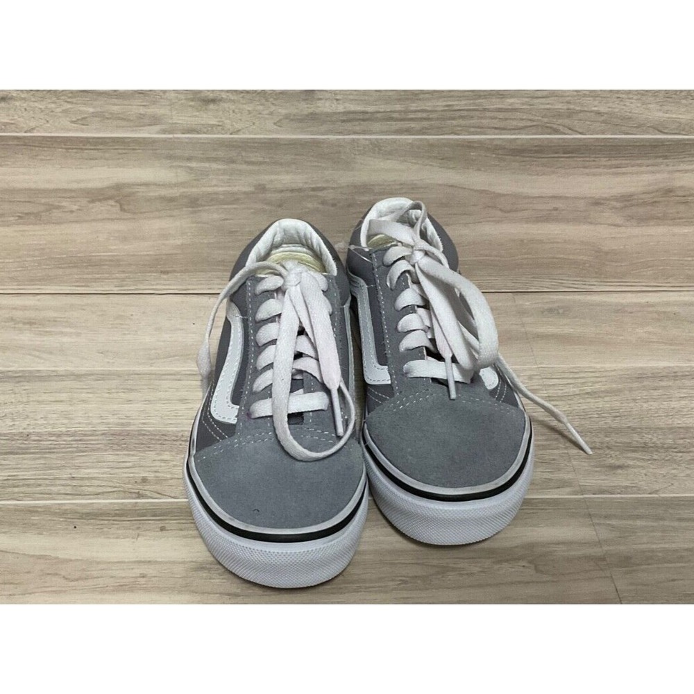 Size US 12 Little Kids - VANS Old Skool V Color: Drizzle/True White